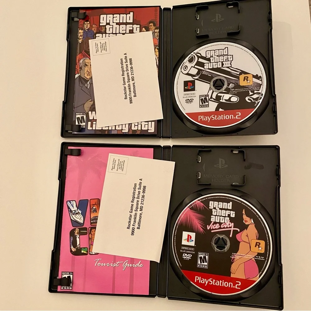 Grand Theft Auto Double Pack Greatest Hits Sony PlayStation 2 | III & Vice City